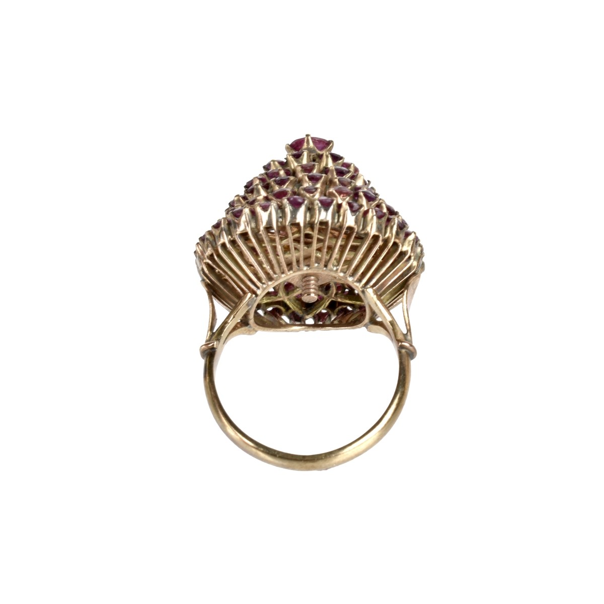 Ruby and 14K Dome Ring