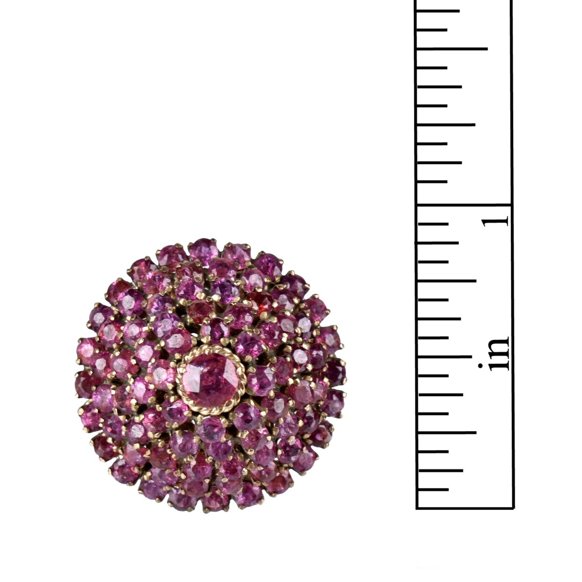 Ruby and 14K Dome Ring