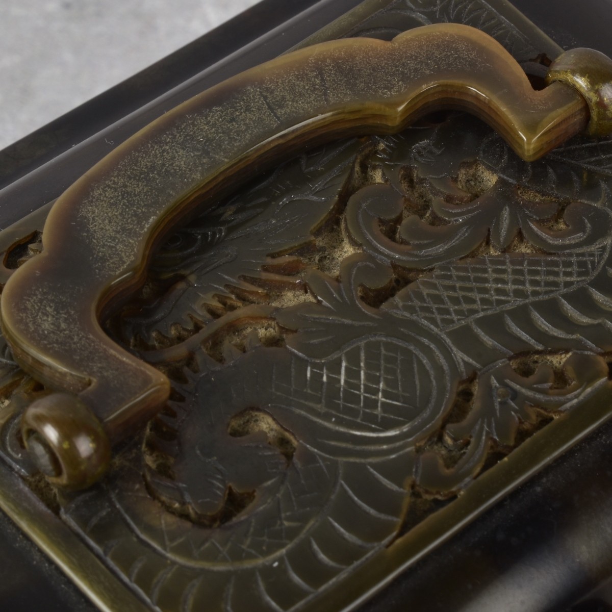 Antique Natural Shell Jewelry Box