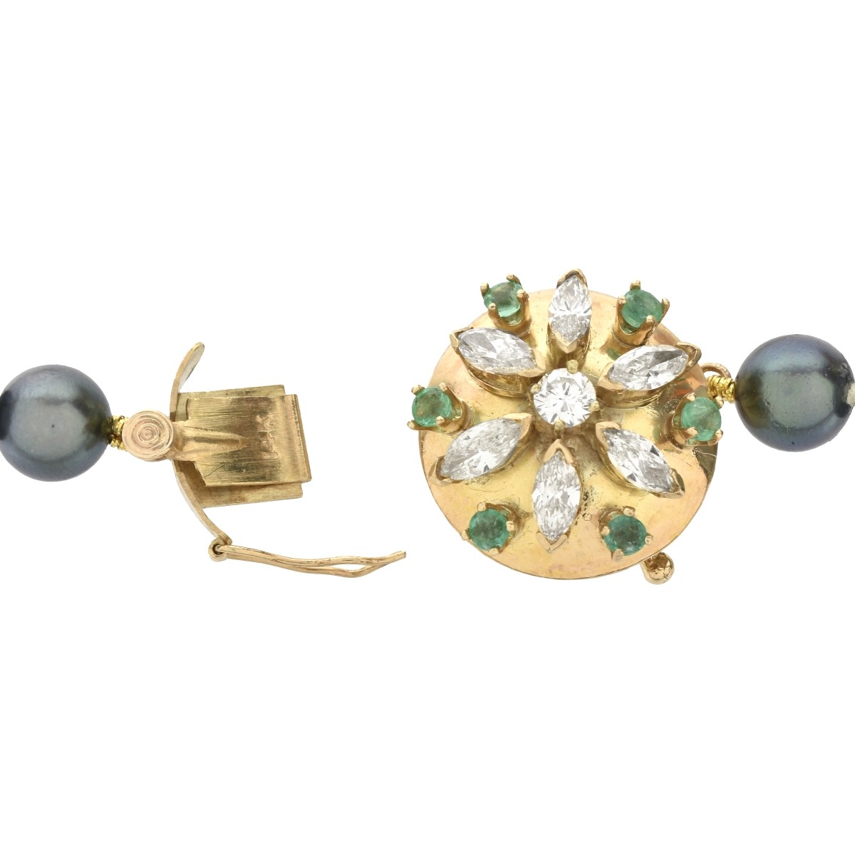 Pearl, Gemstone and 14K Necklace