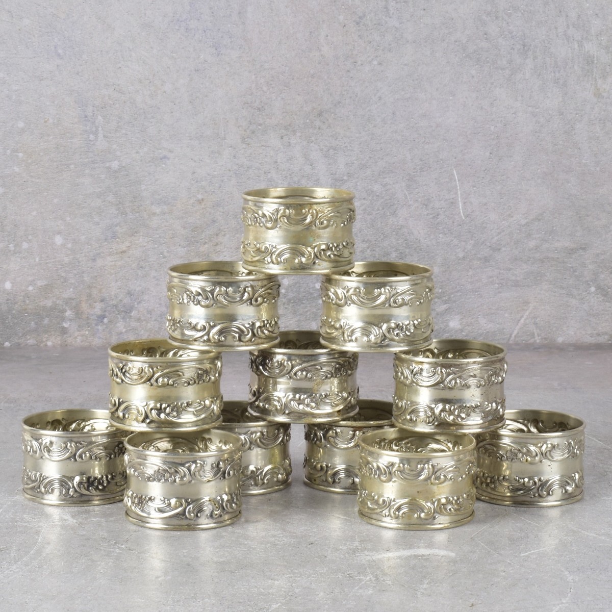 Gorham "Buttercup" Sterling Silver Napkin Rings