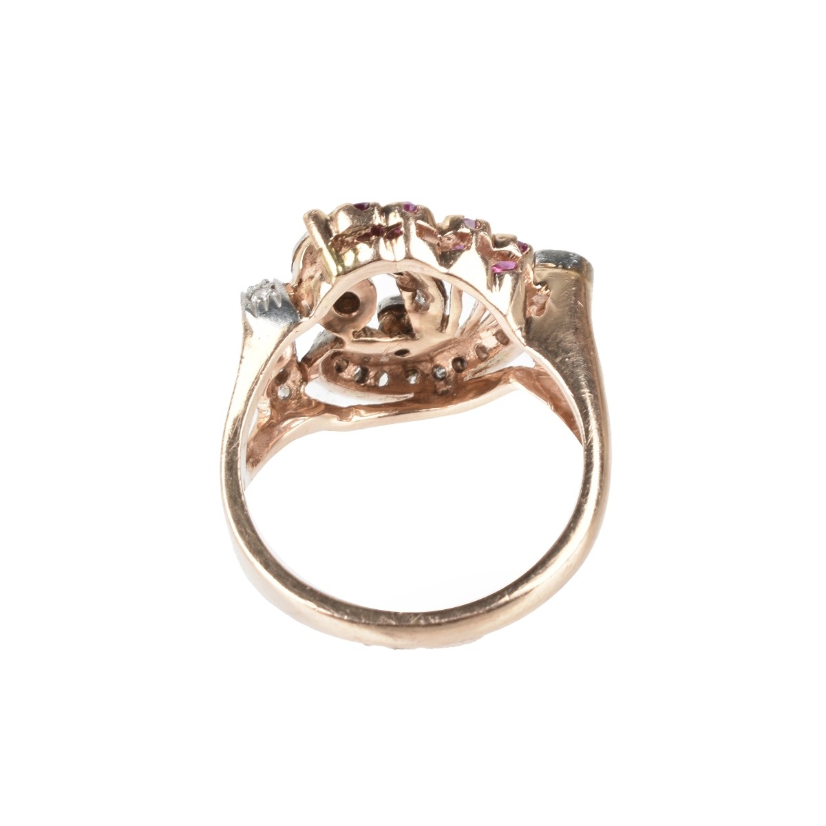Ruby, Diamond and 14K Ring