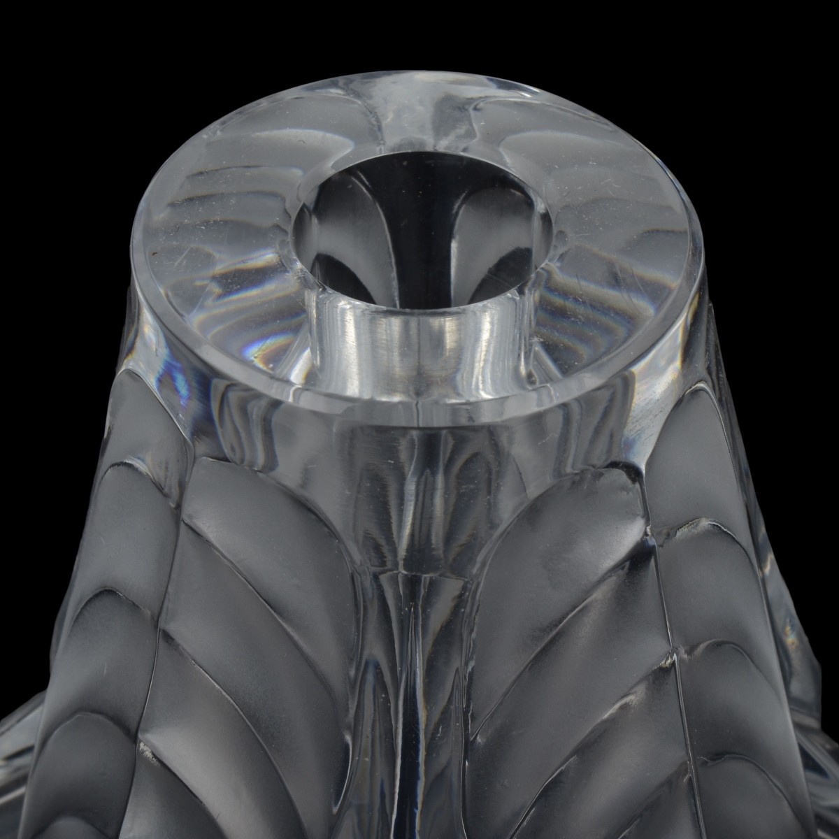 Lalique "Osumi" Crystal Vase