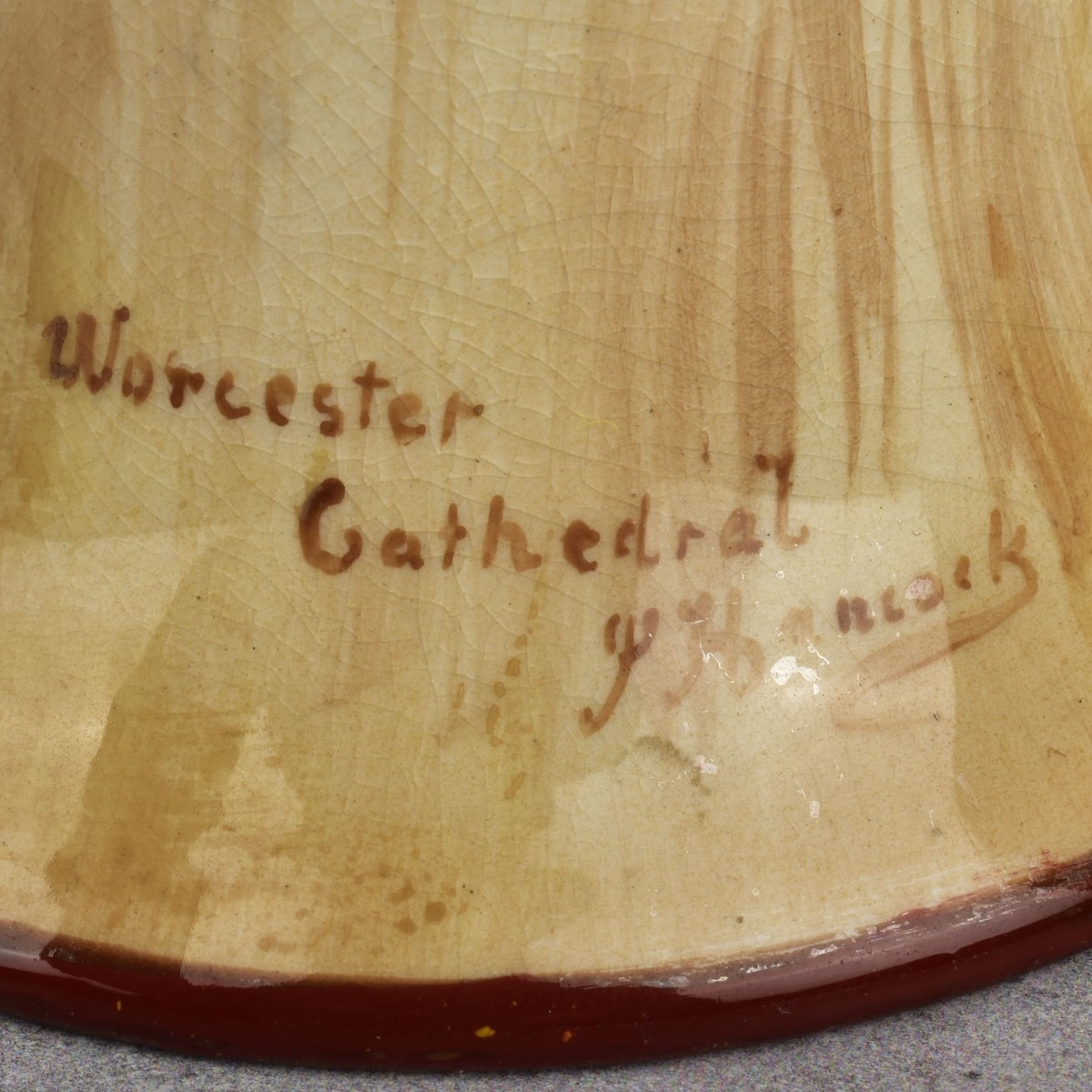 Antique Worcester Cathedral Doulton Burslem Vase