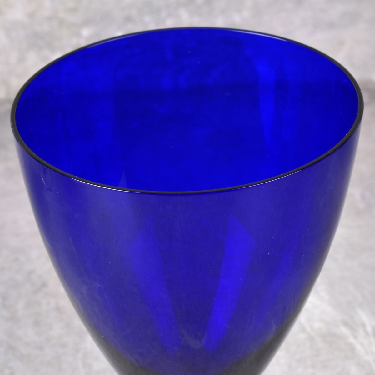 Morgantown Ritz Blue (Colbalt) Golf Ball Stemware