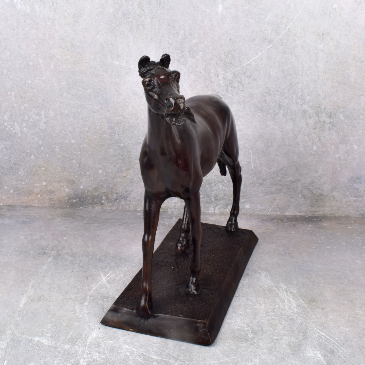 Maitland Smith Bronze Horse Figurine