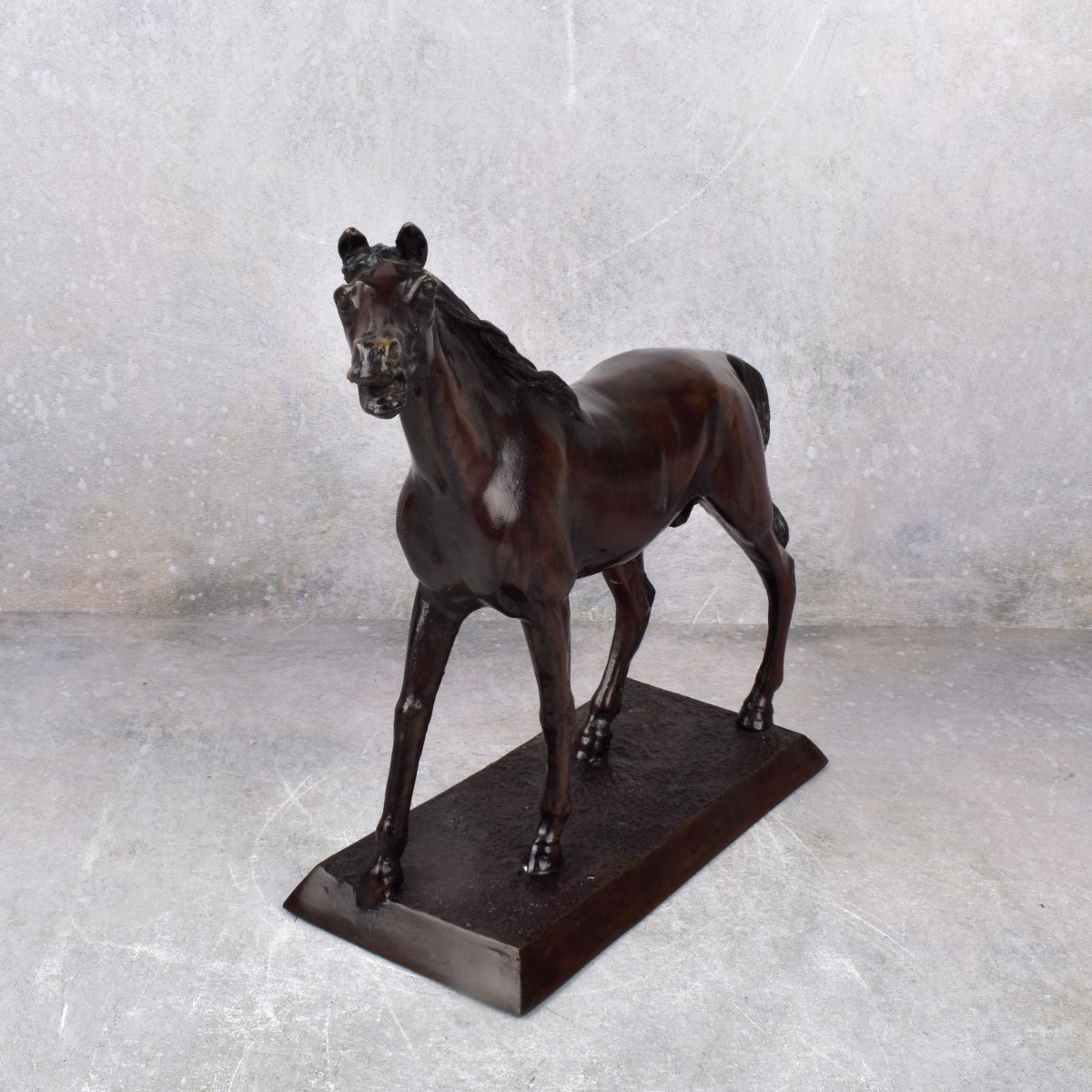 Maitland Smith Bronze Horse Figurine