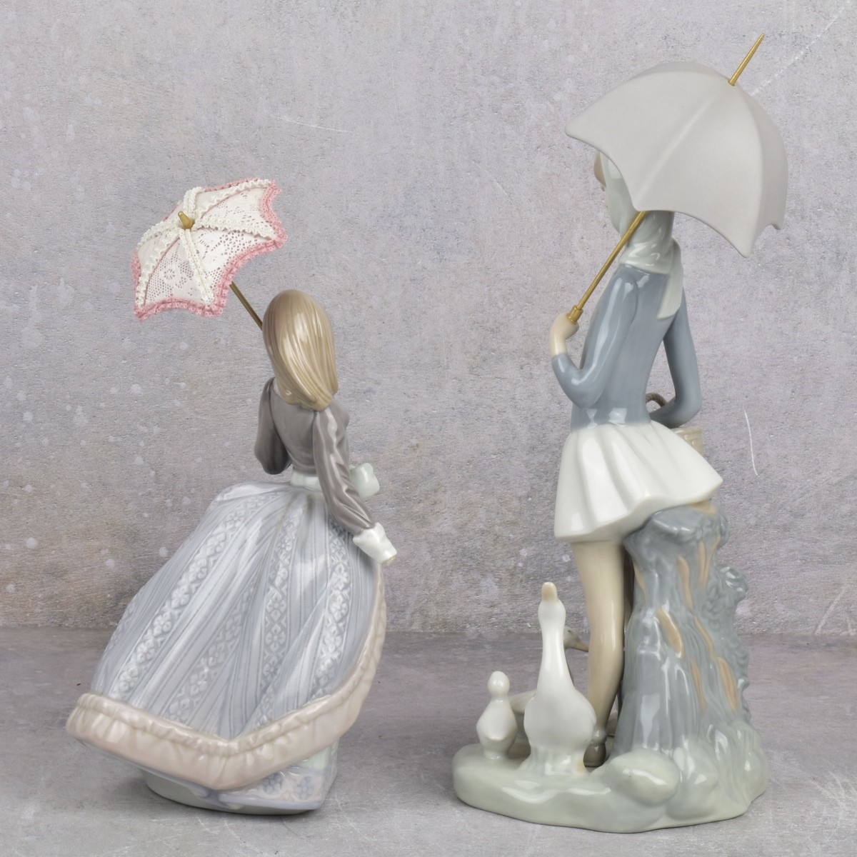 Lladro Glazed Porcelain Figurines