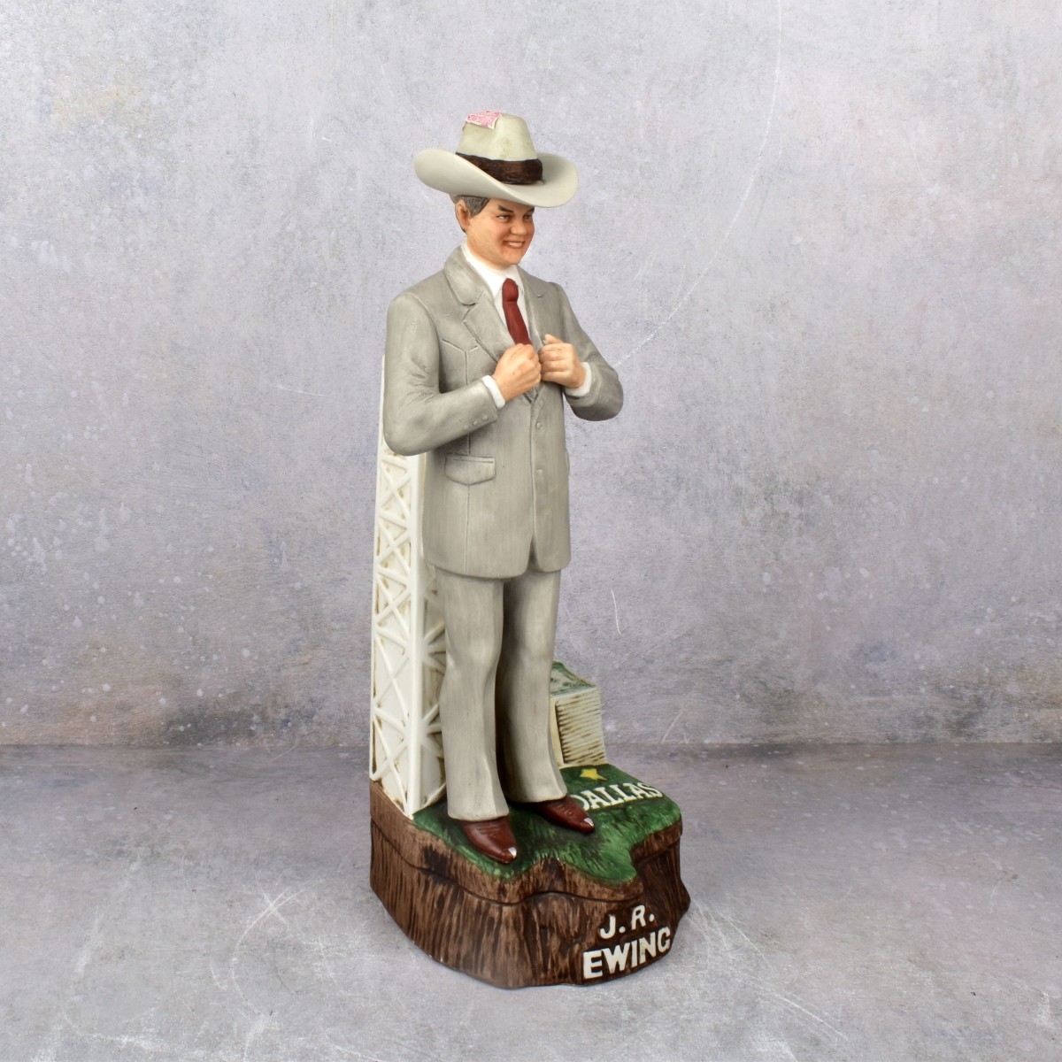 J.R. Ewing Dallas Musical Decanter