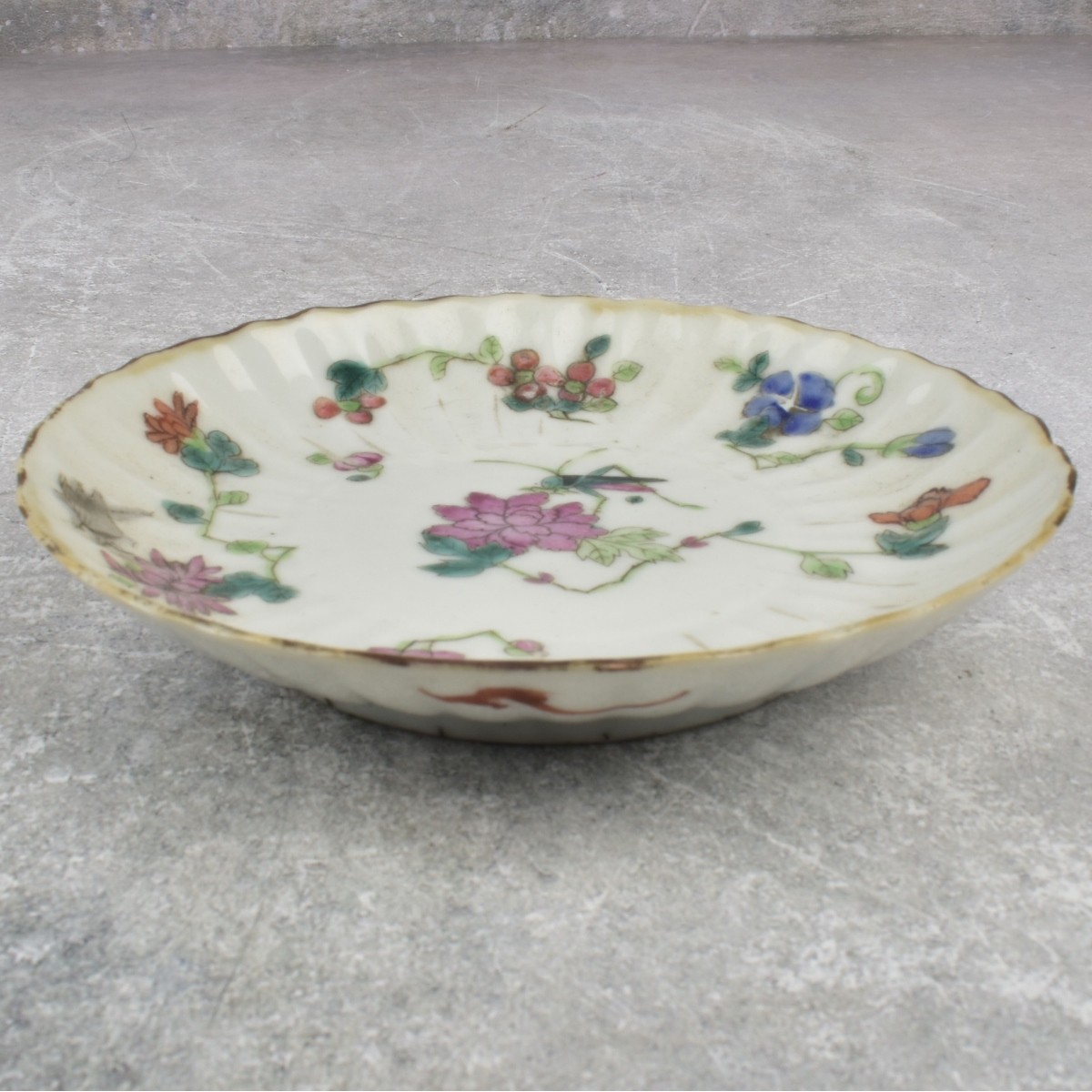 Antique Chinese Famille Rose Small Plates