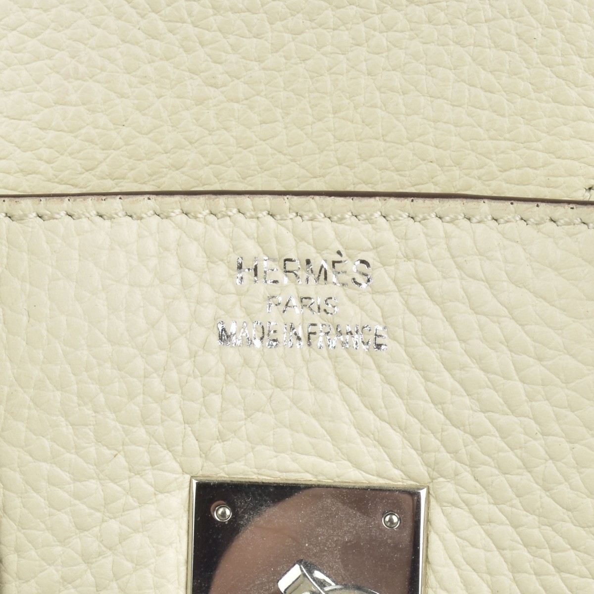 Replica Hermes Birkin Off-white Leather Bag