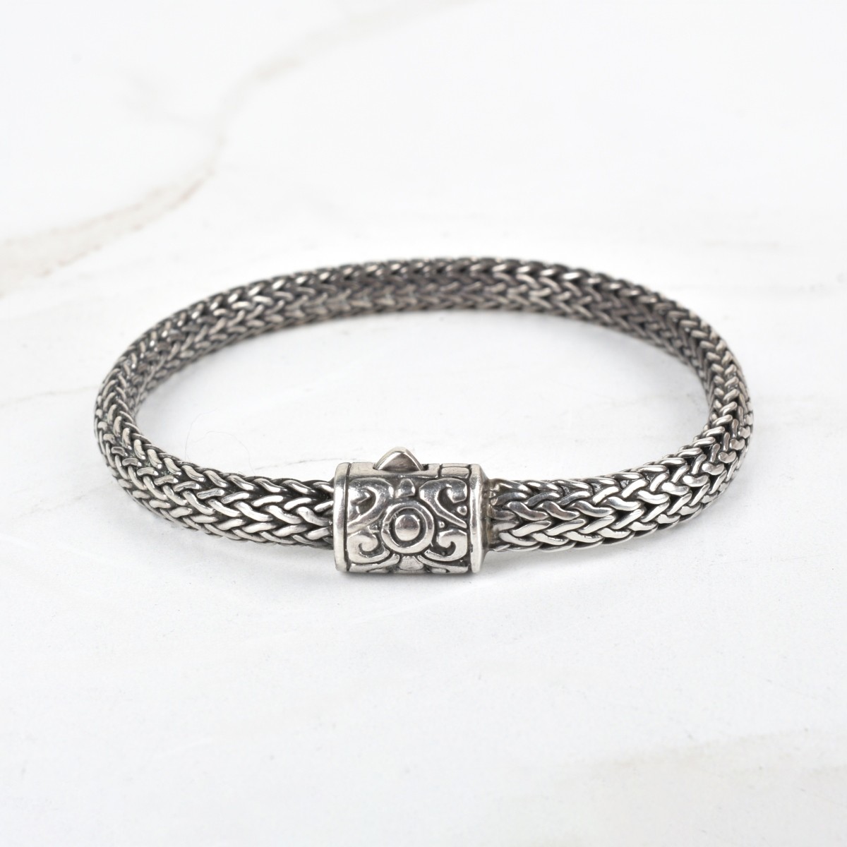 Sterling Silver Snake Link Bracelet