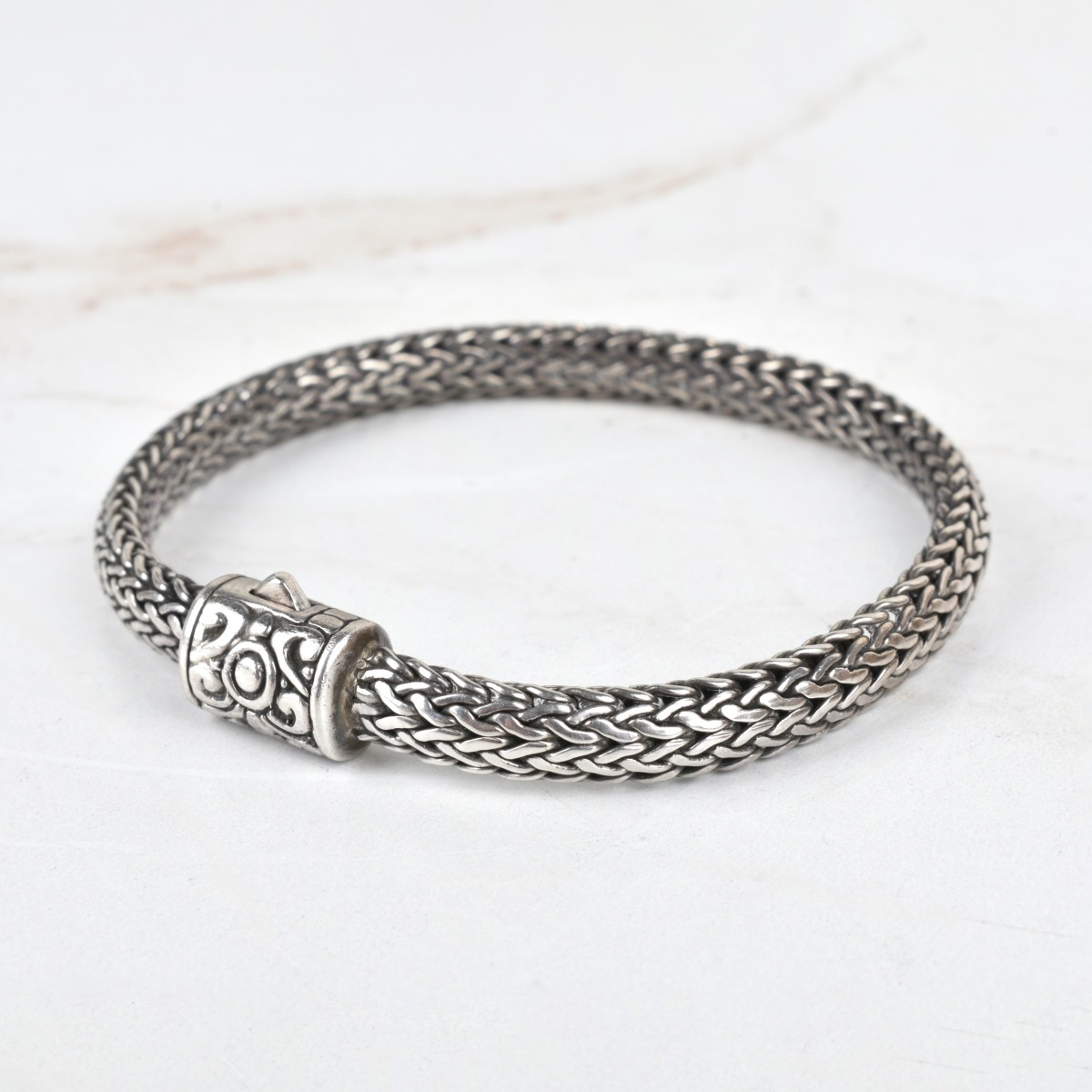 Sterling Silver Snake Link Bracelet