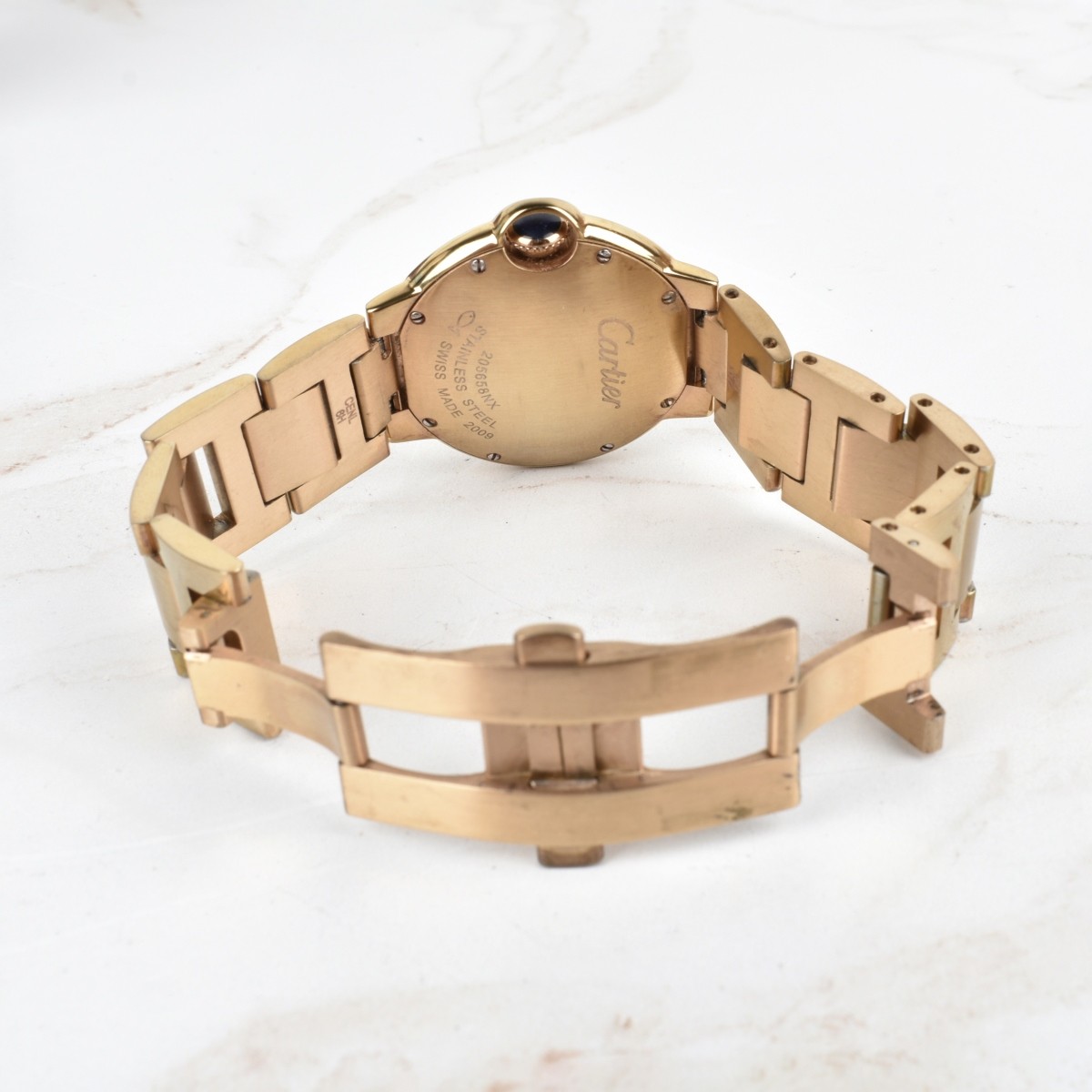Replica "Ballon Bleu" Rose Gold Tone Watch