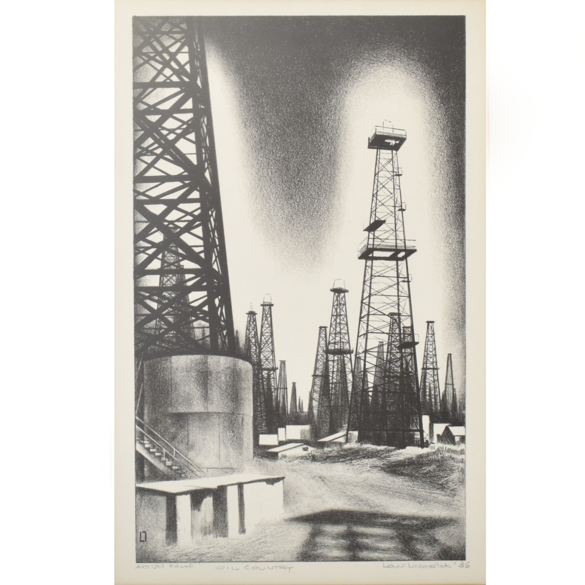 Louis Lozowick, American-Ukrainian (1892-1973)
