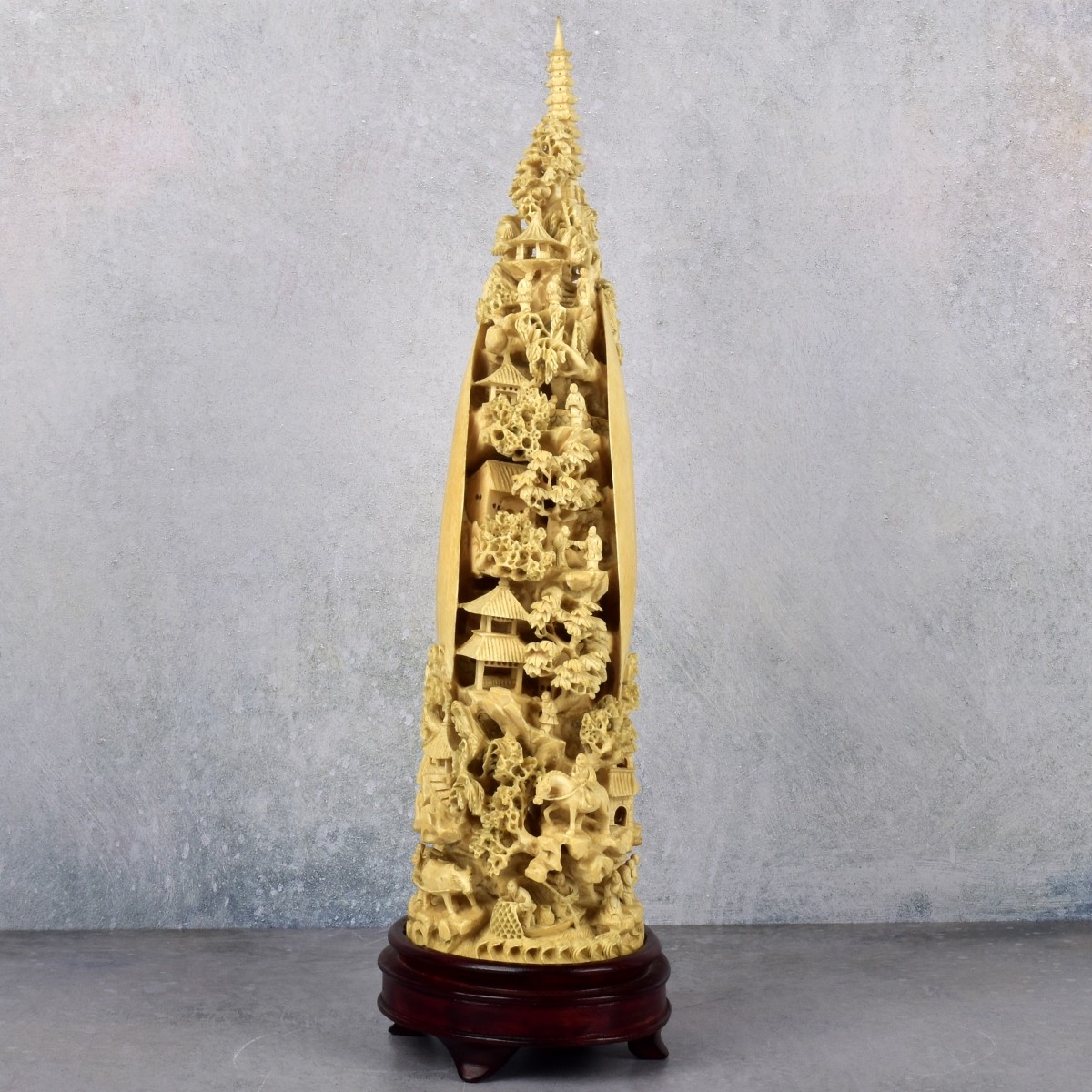 Chinese Intricately Carved Sculpture