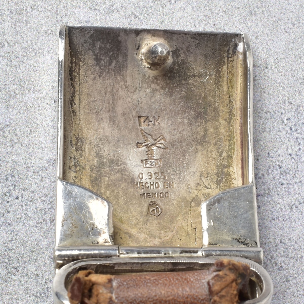 Leather Belts/Sterling & Gold Buckles