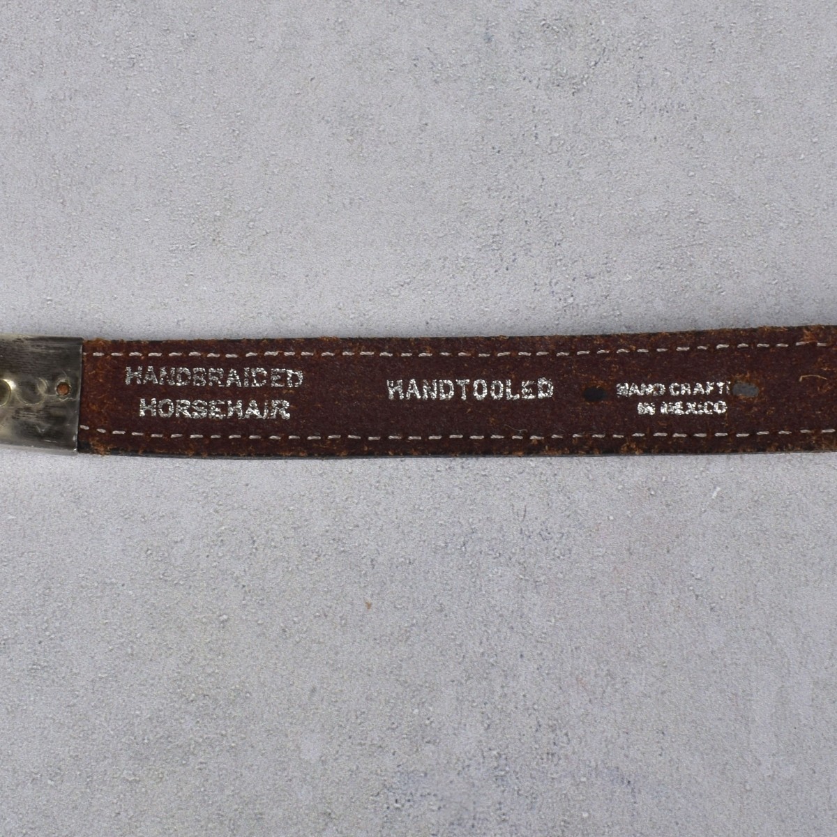 Leather Belts with Sterling Silver Buckles