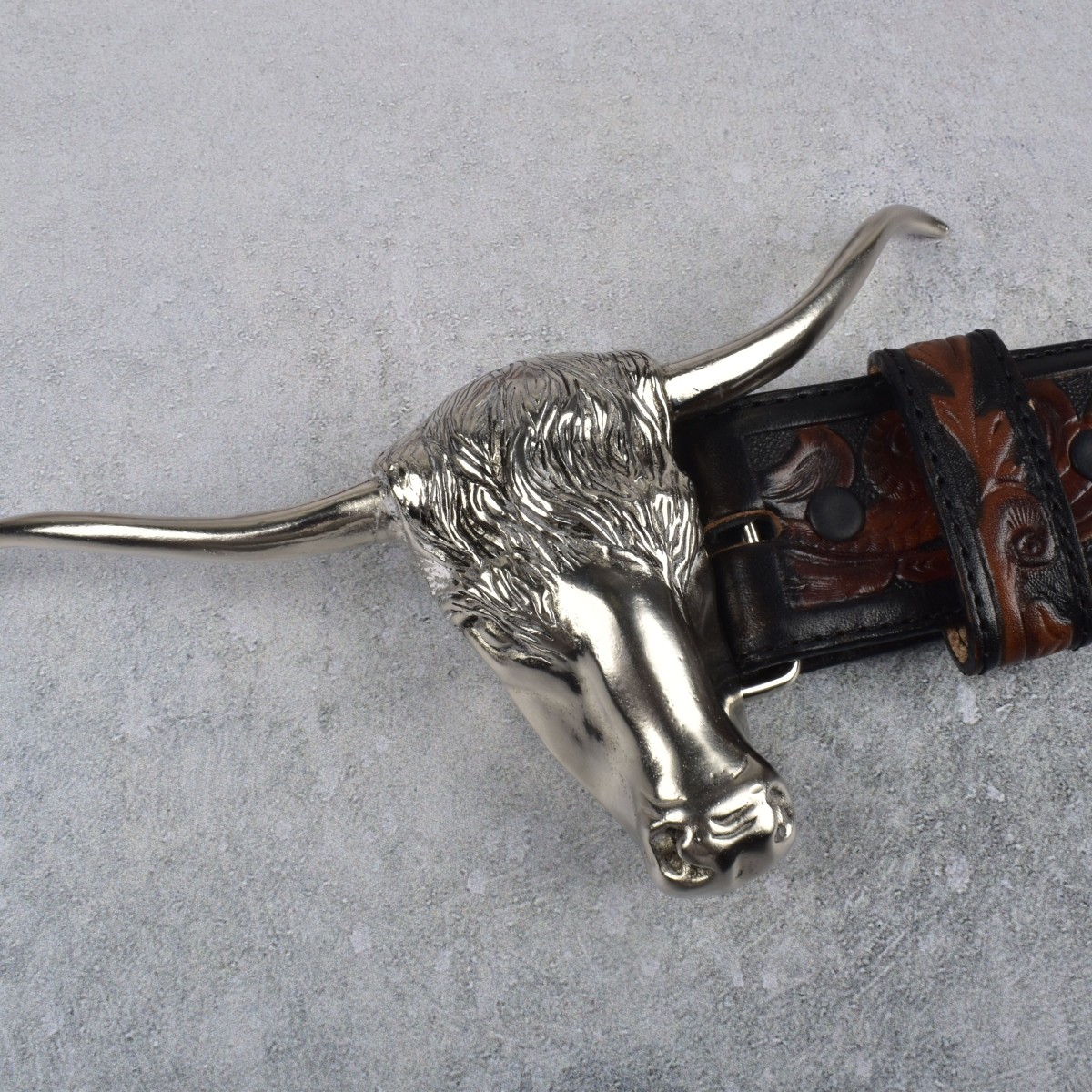 Leather Belts with Sterling Silver Buckles