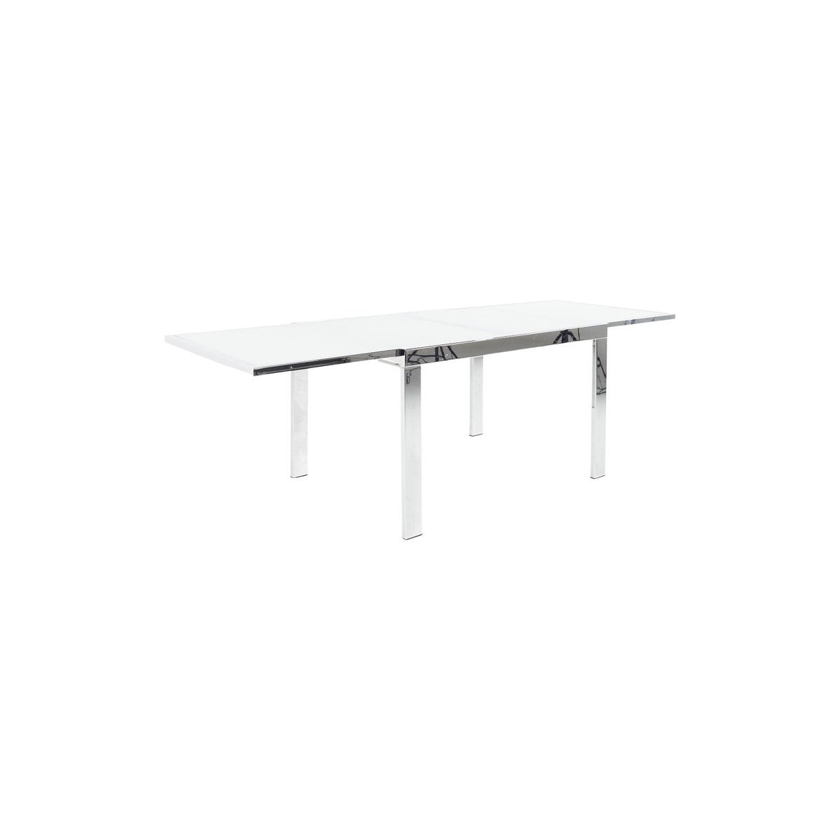 Mid-Century Milo Baughman Glass and Chrome Table