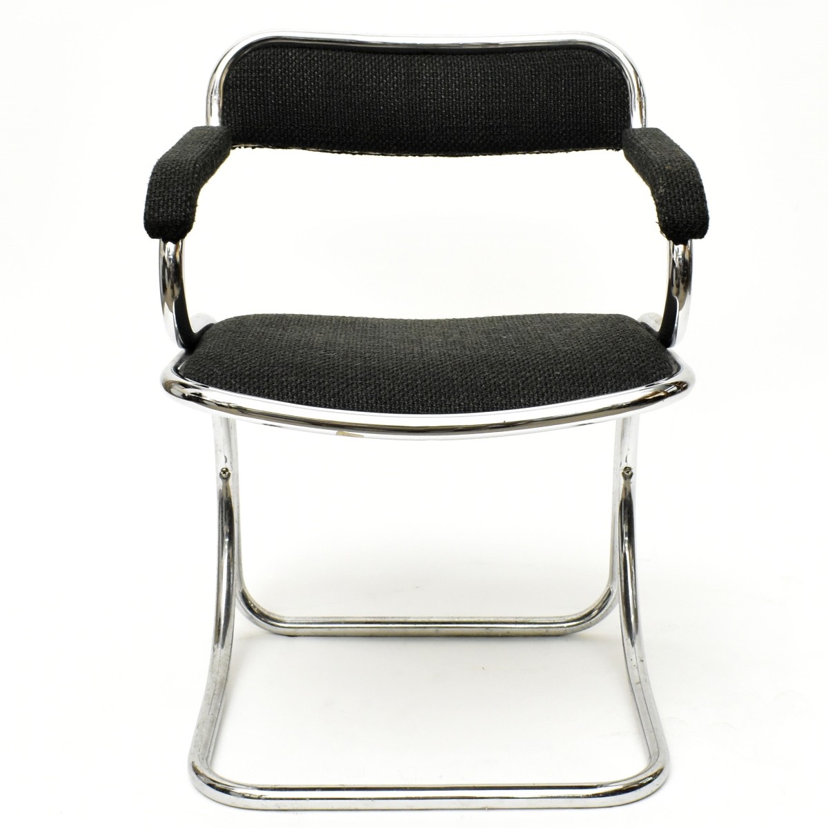Chrome and Fabric Chairs