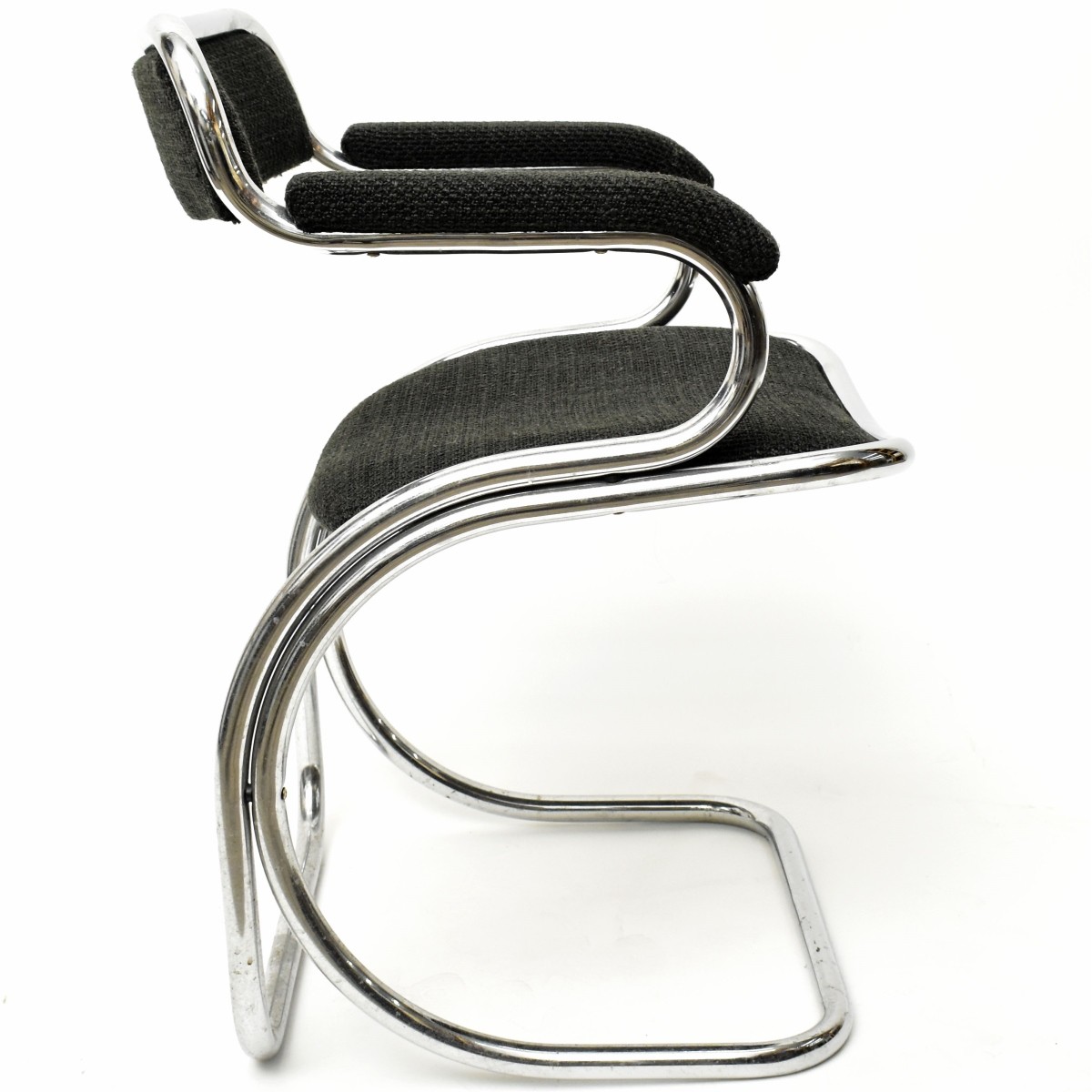 Chrome and Fabric Chairs