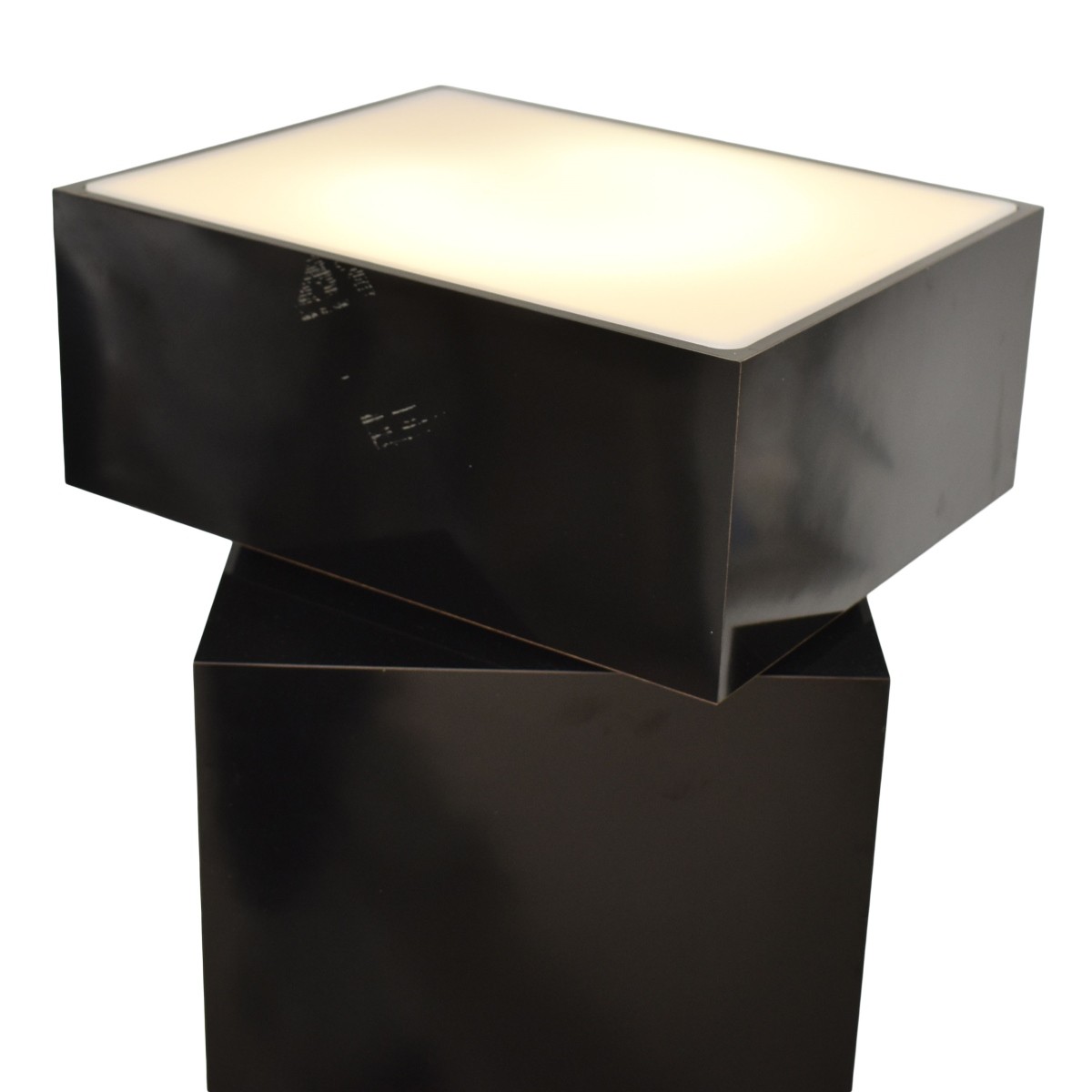 Vintage Formica and Lucite Swivel Stand
