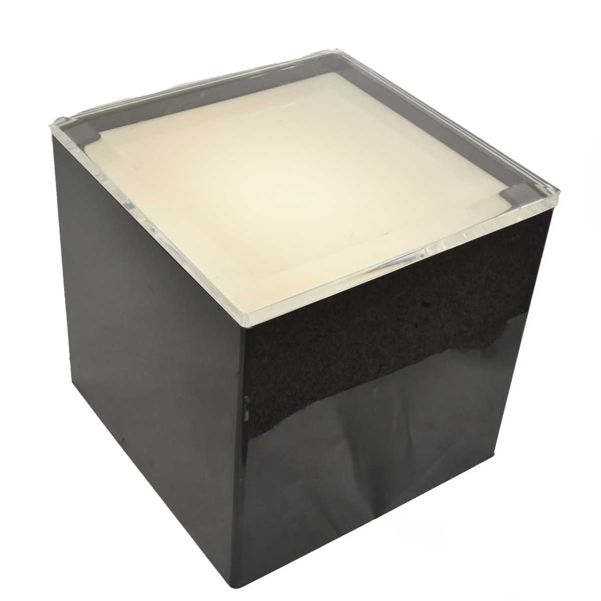 Vintage Formica and Lucite Stand with Illumination