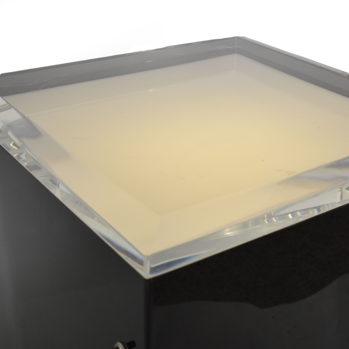 Vintage Formica and Lucite Stand with Illumination