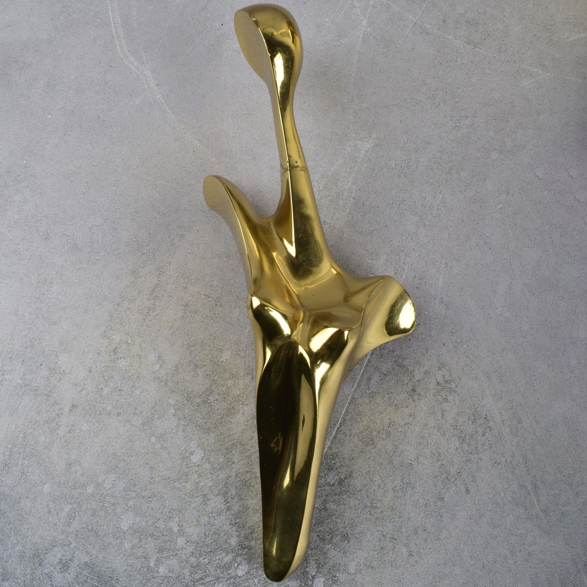 Ben Avivi Zion Abstract Gold Plated Bronze