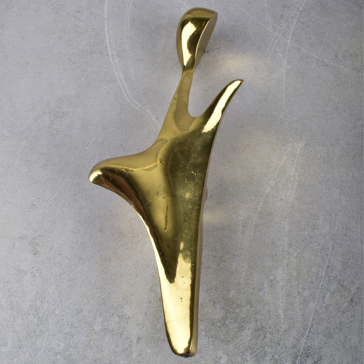 Ben Avivi Zion Abstract Gold Plated Bronze