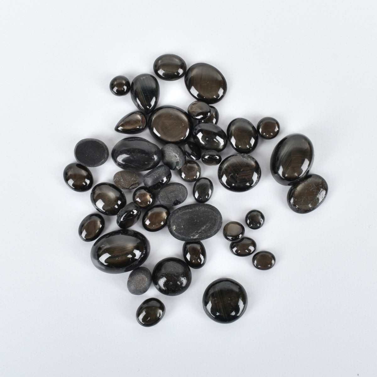 143.8ct TW Black Star Sapphires