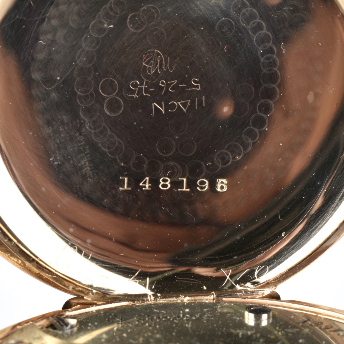 Paillard Gold Filled Pocket Watch