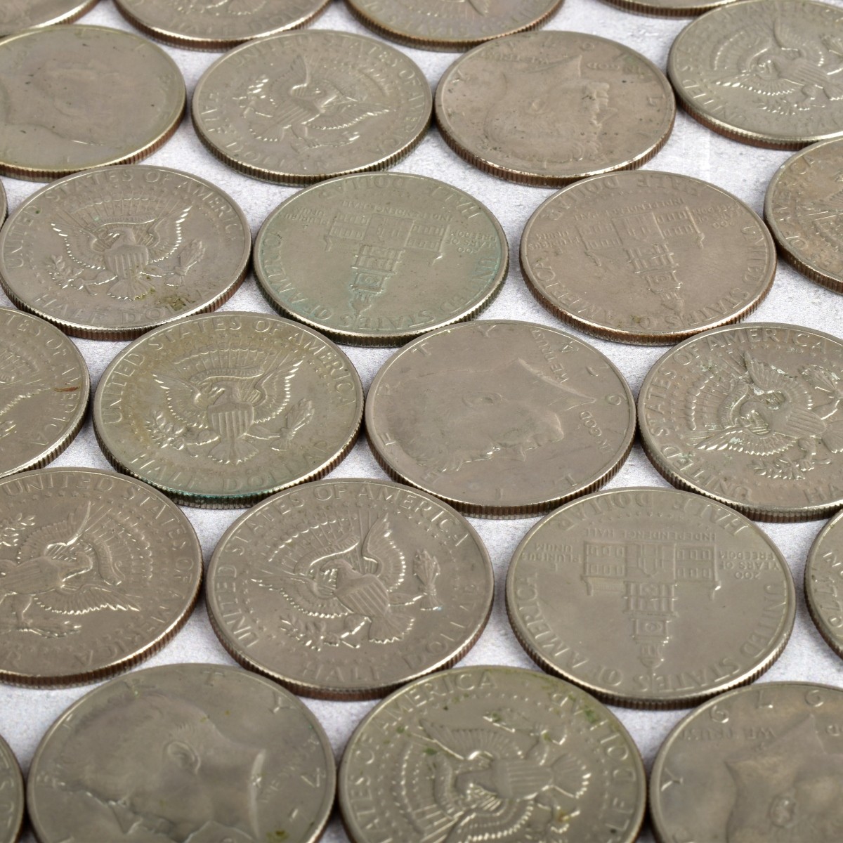 US Kennedy Silver-clad Half Dollar Coins