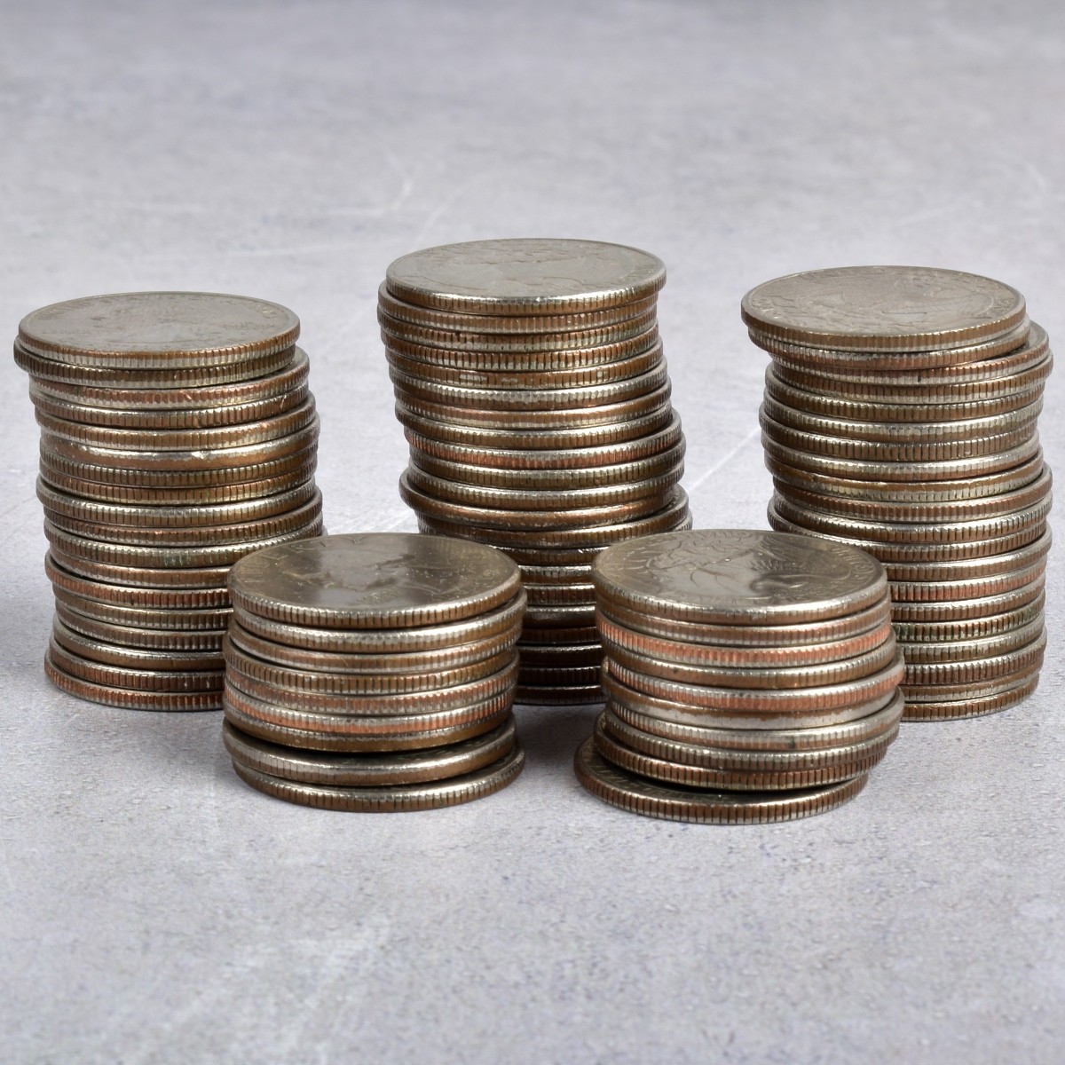 US Washington Silver-clad Quarters