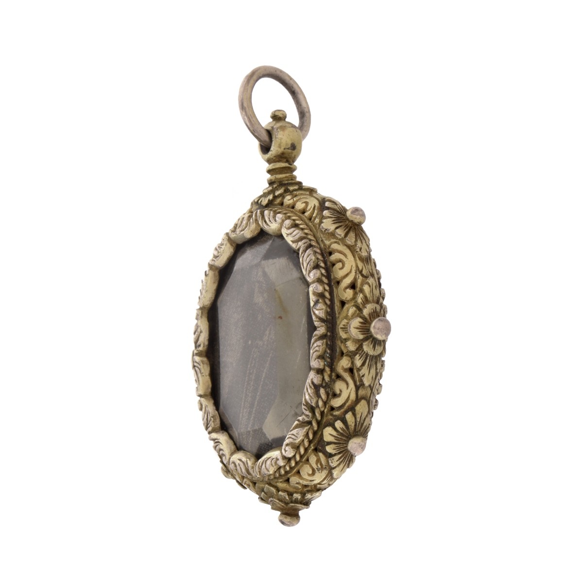 18/19th Spanish Silver Reliquary Pendant