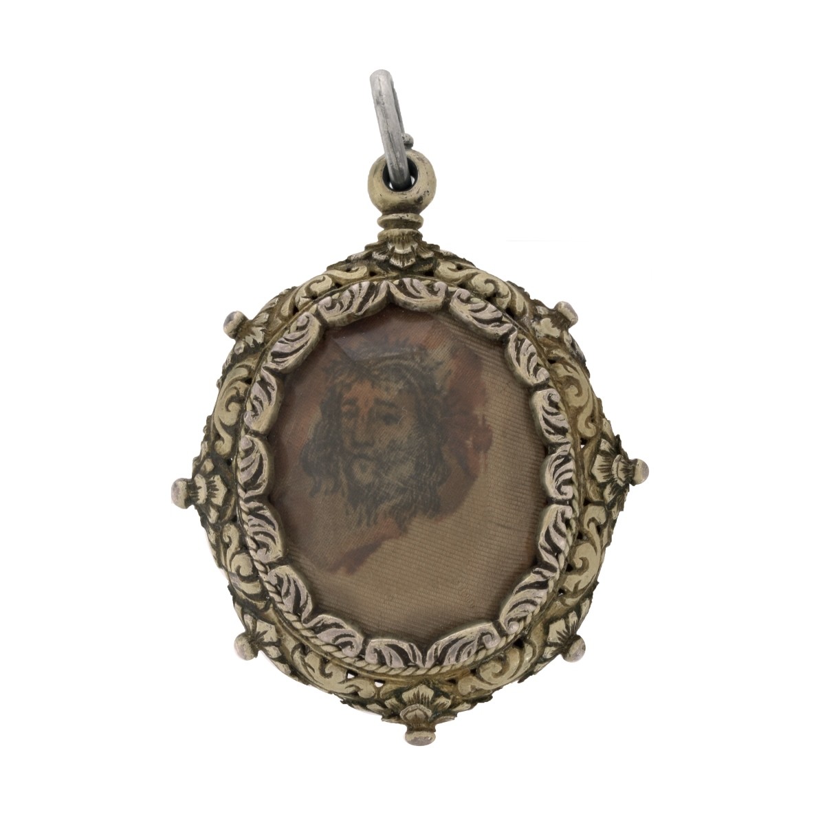 18/19th Spanish Silver Reliquary Pendant