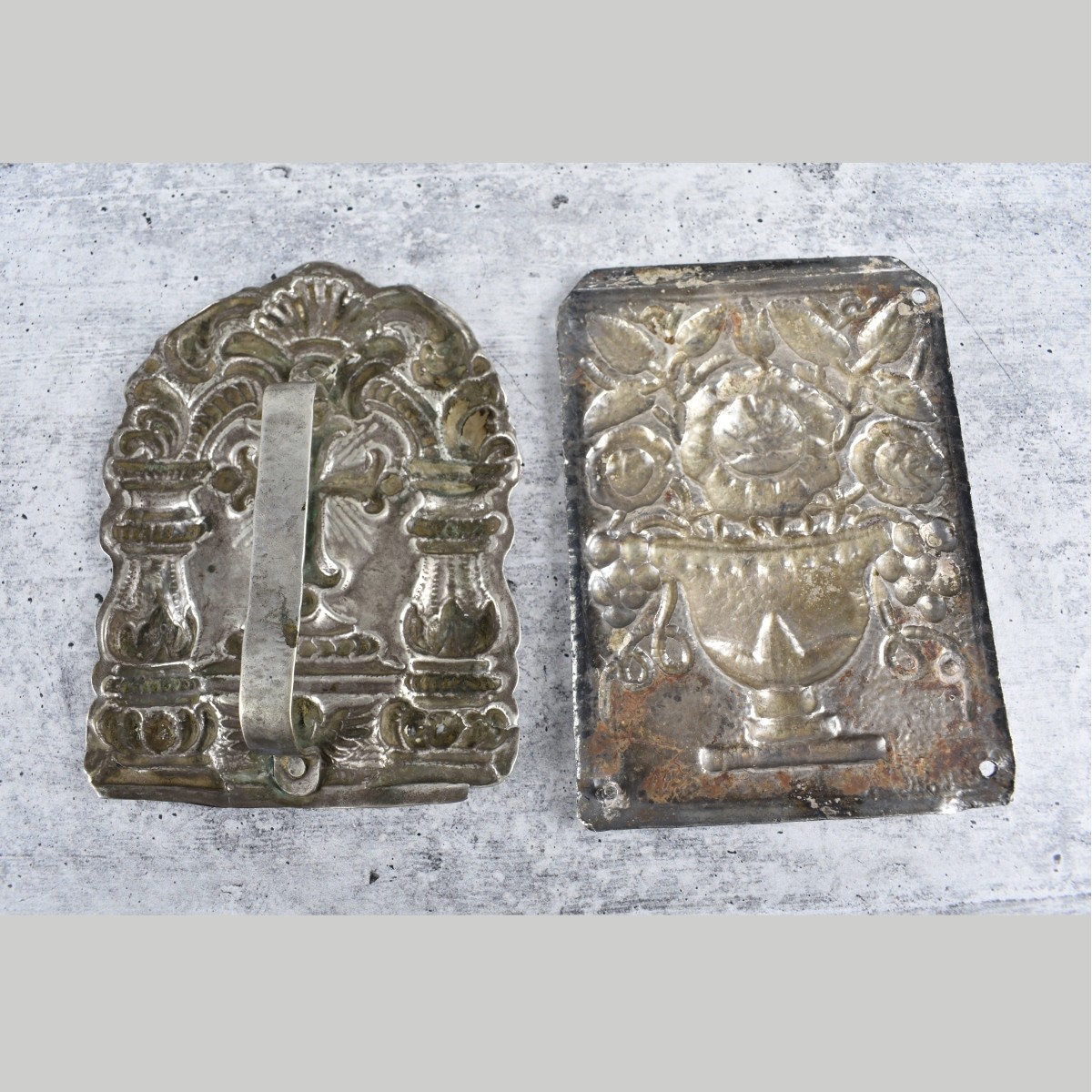 18/19th C Spanish Colonial Silver Ornaments