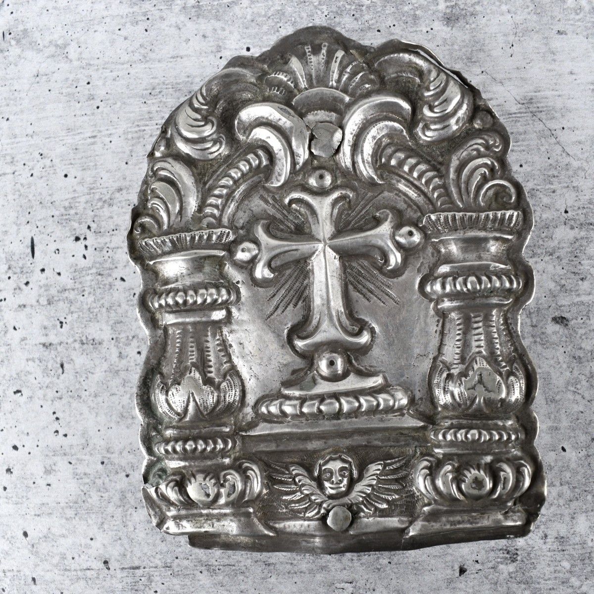 18/19th C Spanish Colonial Silver Ornaments