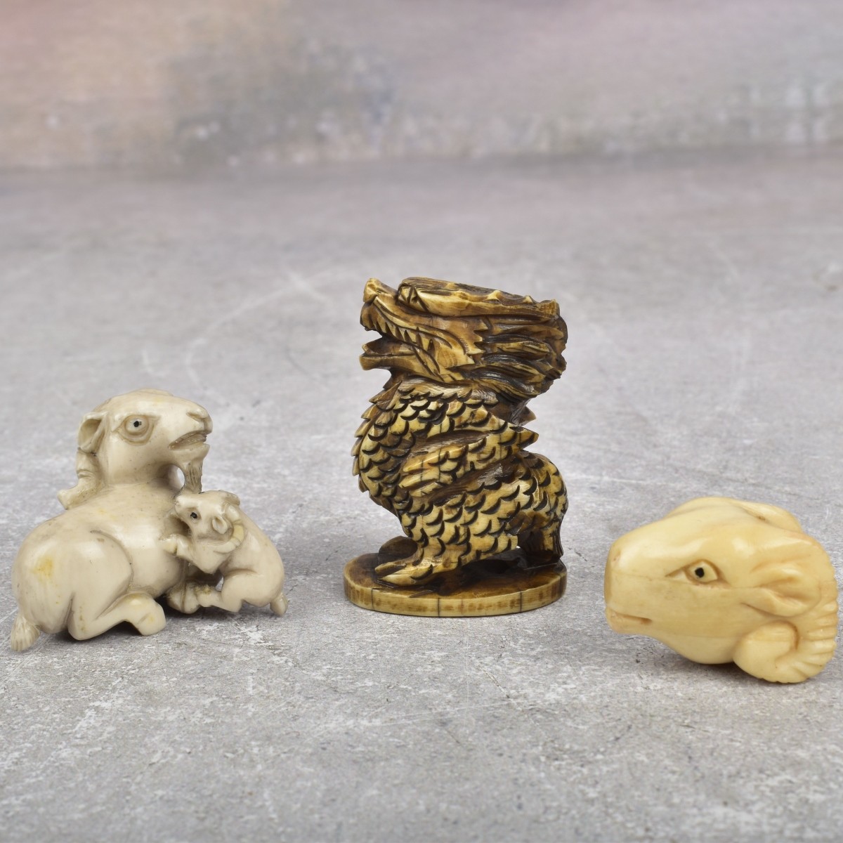 Antique Japanese Carved Netsuke's