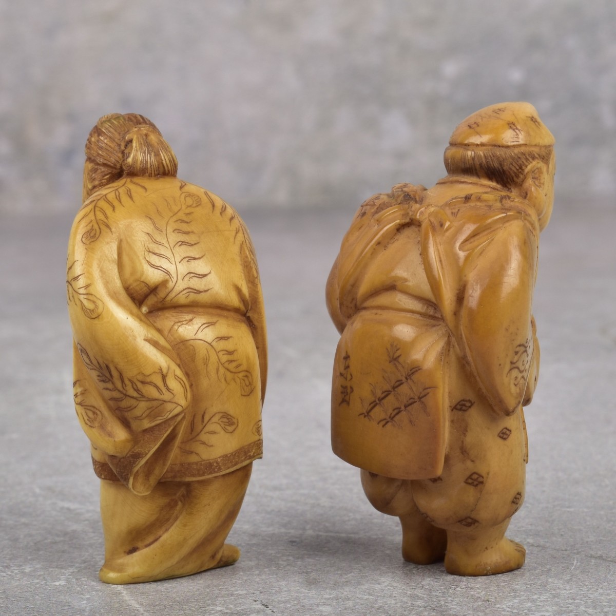 Antique Japanese Carved Figures