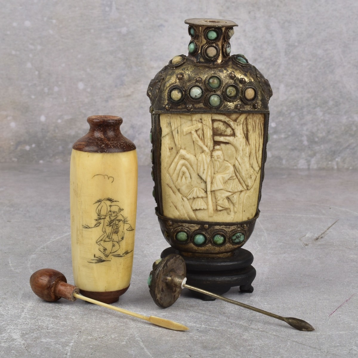 Antique Carved Asian Items