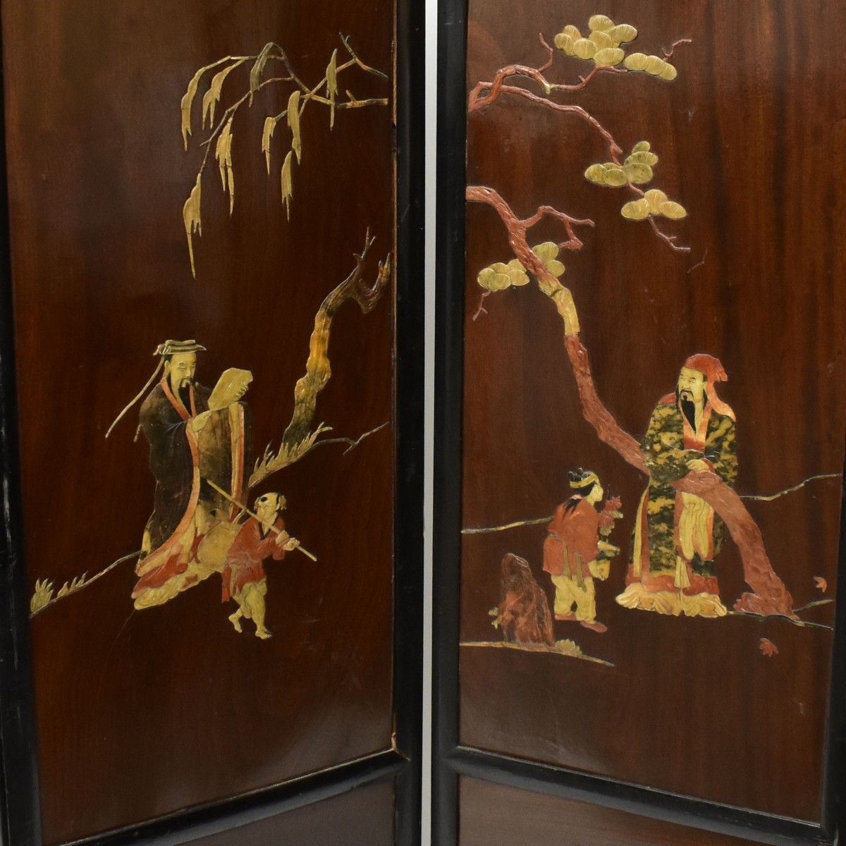 Antique Chinese Room Screen