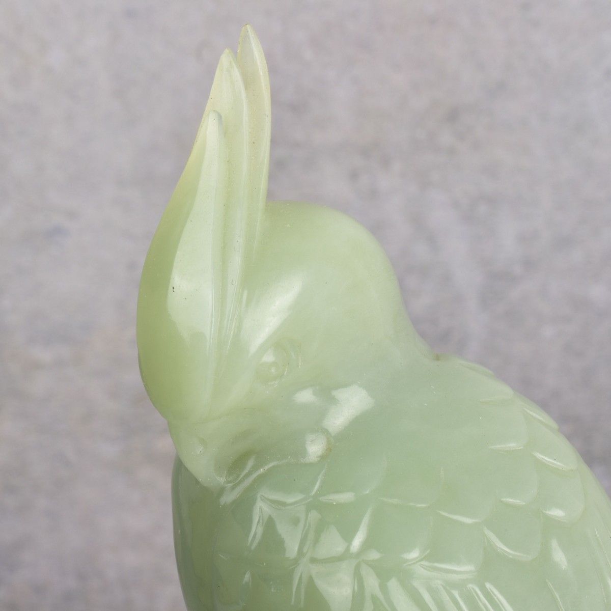 Chinese Carved Jade Serpentine Birds