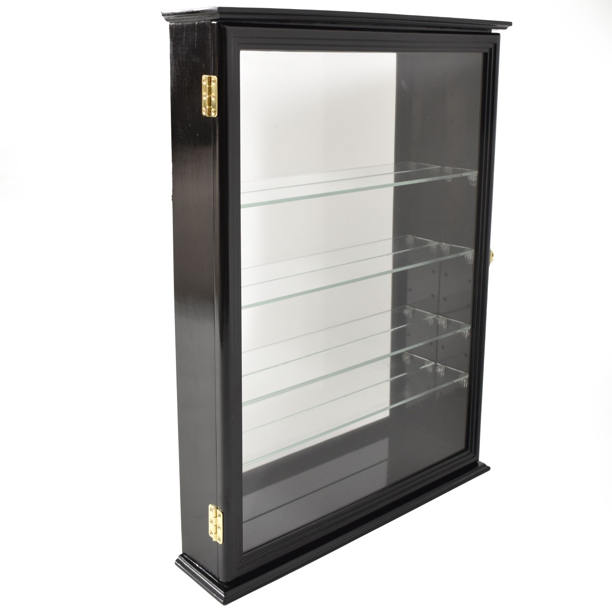 Hanging Black Painted Wood Cabinet