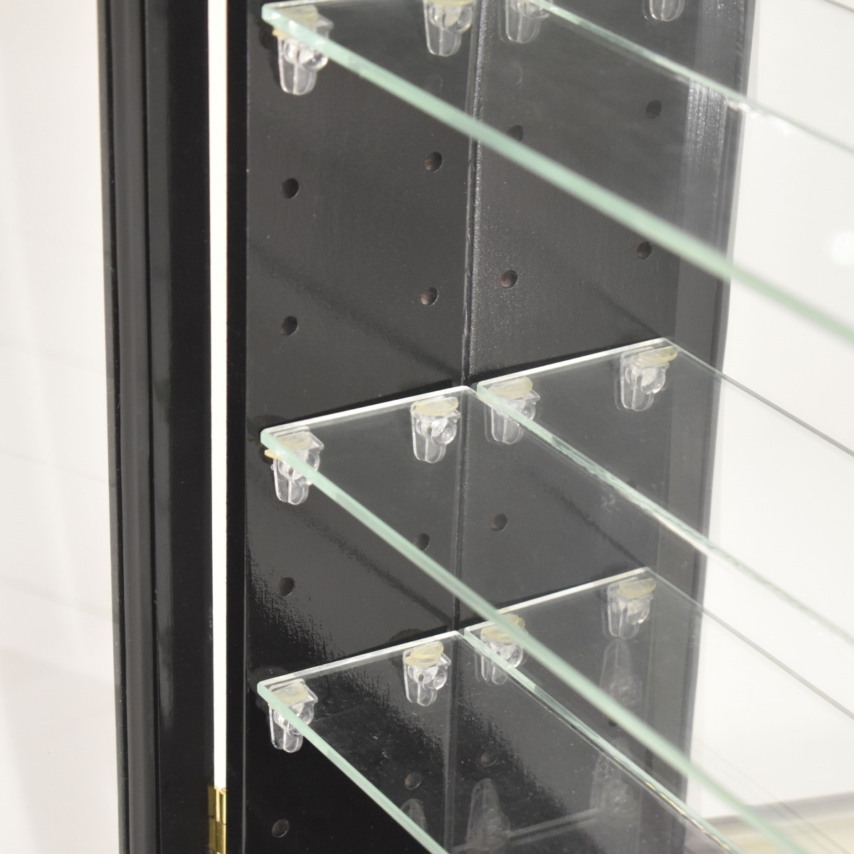 Hanging Black Painted Wood Cabinet