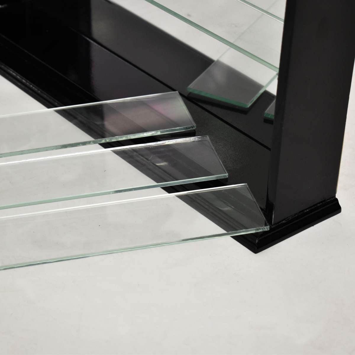 Hanging Black Painted Wood Cabinet