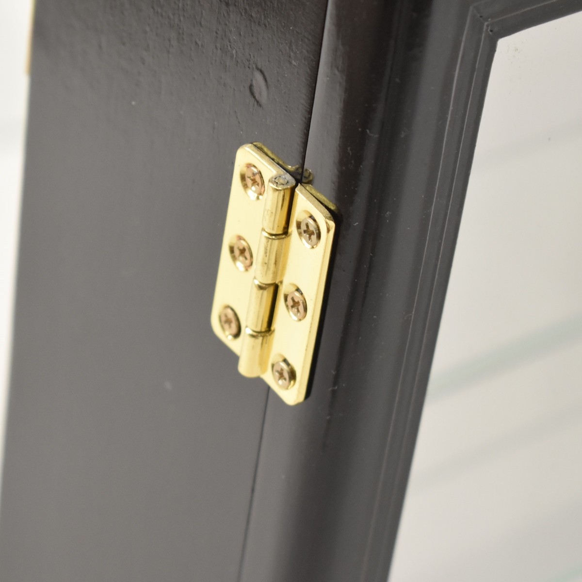 Hanging Black Painted Wood Cabinet