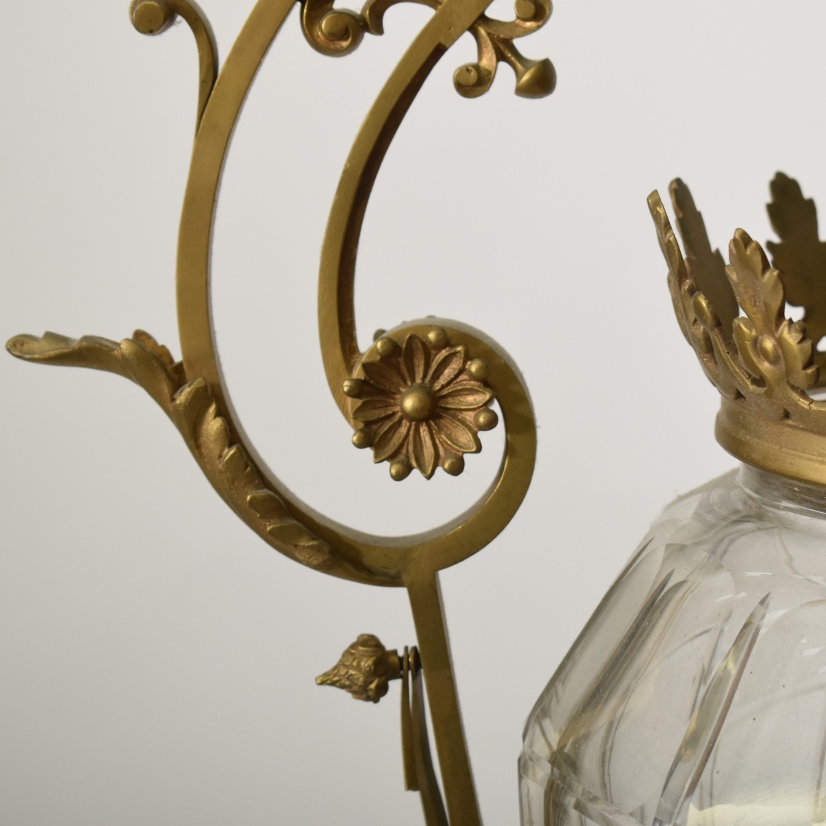 19/20th C. Empire Style Bronze Lantern