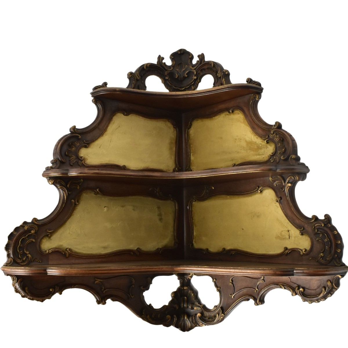 Antique English Corner Shelf